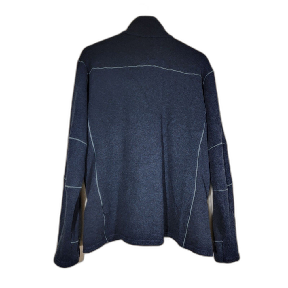 KUHL Men's Navy Blue Zip Pocket Sweatshirt - XL - Picture 2 of 9